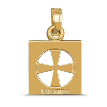 9ct Solid Gold Bushido Cross Thick