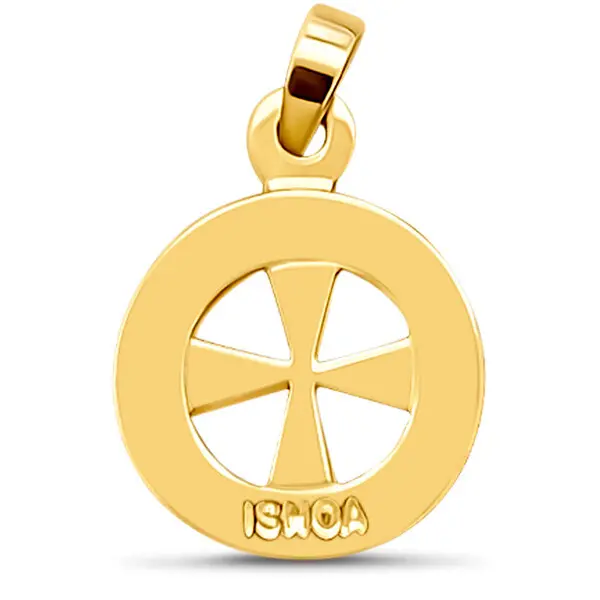 9ct Solid Gold Ishoa Cross Thick