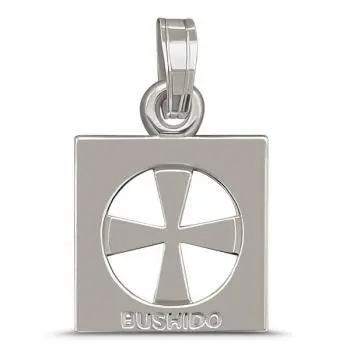 Sterling Silver Bushido Cross Thick