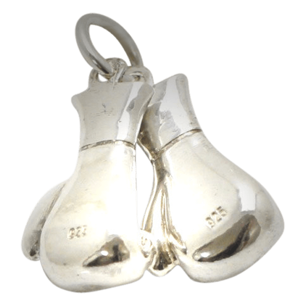 Sterling Silver Boxing Glove Pair Separated