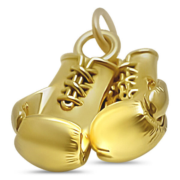 9ct Solid Gold Boxing Glove Pair