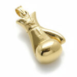 9ct Gold Single Boxing Glove Medium