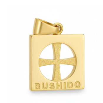 18ct Solid Gold Bushido Cross Thin