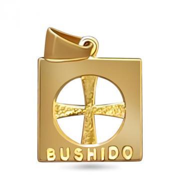 18ct Solid Gold Bushido Cross Thin