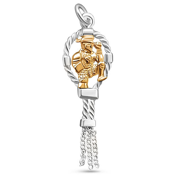 Mongkol Thai Warrior in 9ct Yellow Gold and Sterling Silver