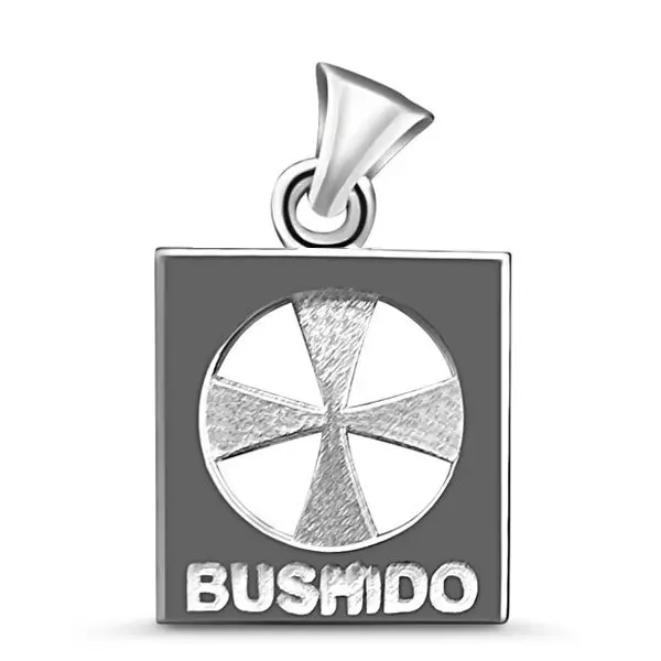 Sterling Silver Bushido Cross Large