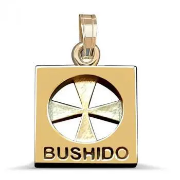 9ct Solid Gold Bushido Cross Large