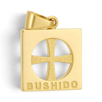 18ct Solid Gold Bushido Cross Thin