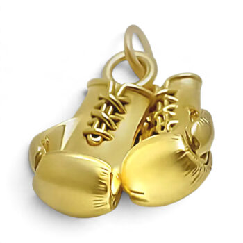 9ct Solid Gold Boxing Glove Pair