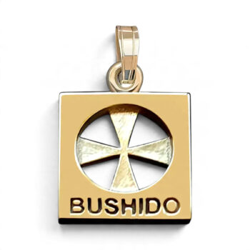 9ct Solid Gold Bushido Cross Large