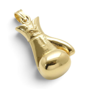 9ct Gold Single Boxing Glove Medium