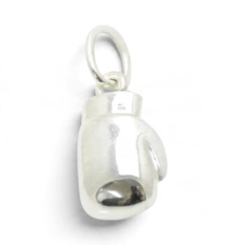 Sterling Silver Boxing Glove Modern Single