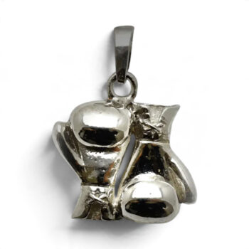 Sterling Silver Boxing Glove Pair Joined