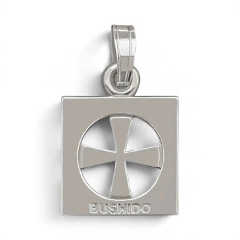 Sterling Silver Bushido Cross Thick